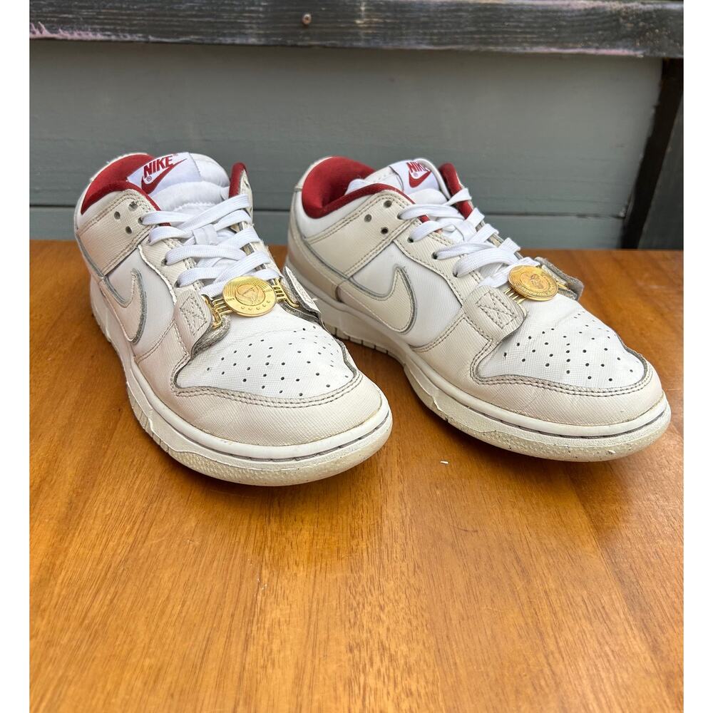 Nike Dunk Low 'Sisterhood" White Photon Dust 2023 Gold Women's 8 DV1160-100 - Picture 4 of 10